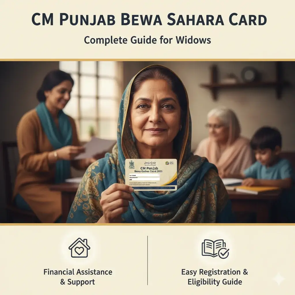 CM Punjab Bewa Sahara Card Eligibility Criteria