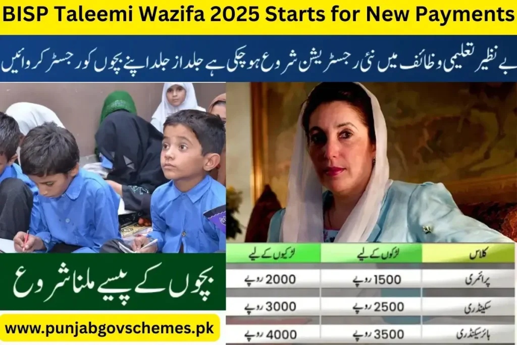 BISP Taleemi Wazifa 2025 Verification Starts for Payments