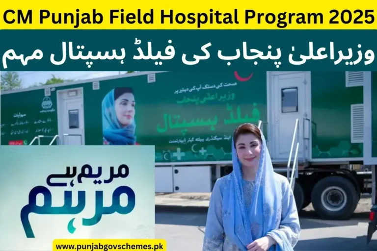 CM Punjab Field Hospital Program 2025