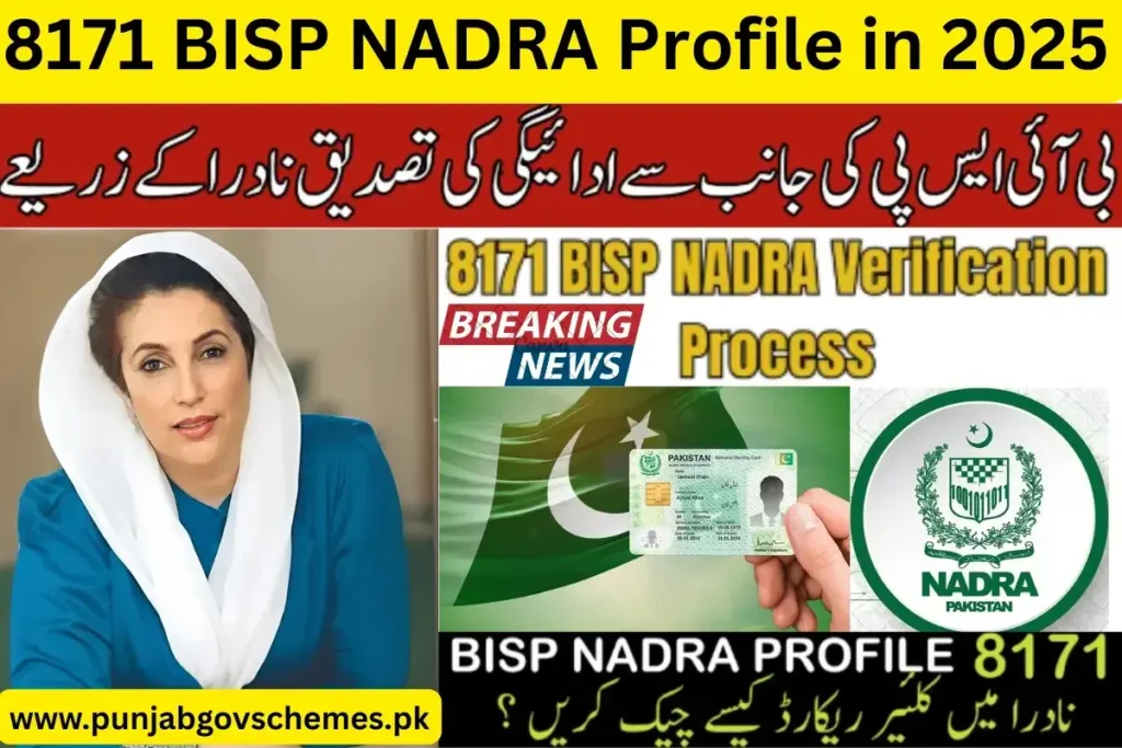 What is the 8171 BISP NADRA Profile