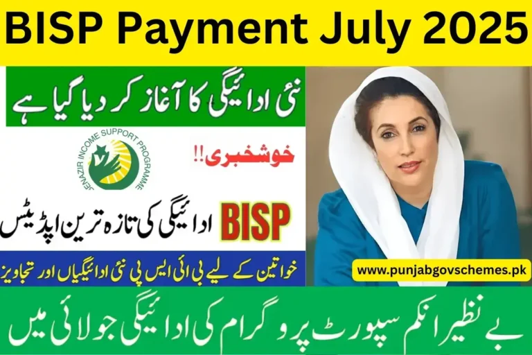 BISP Payment July 2025