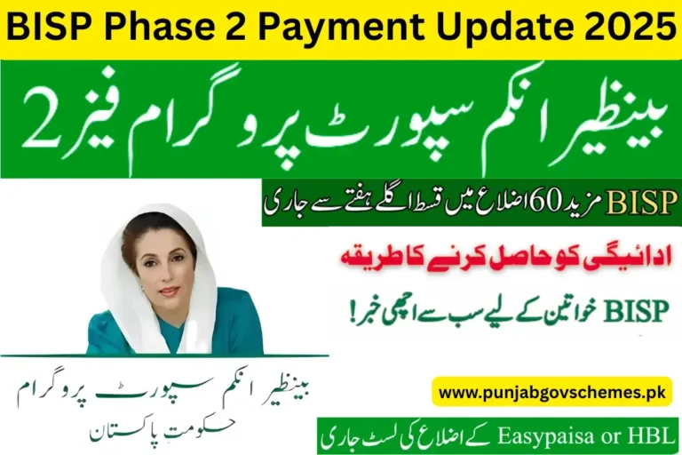60 Districts Set to Get BISP Payments BISP Phase 2 Payment Update 2025