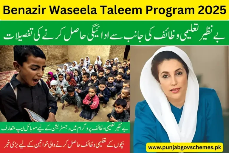 Benazir Waseela Taleem Program 2025
