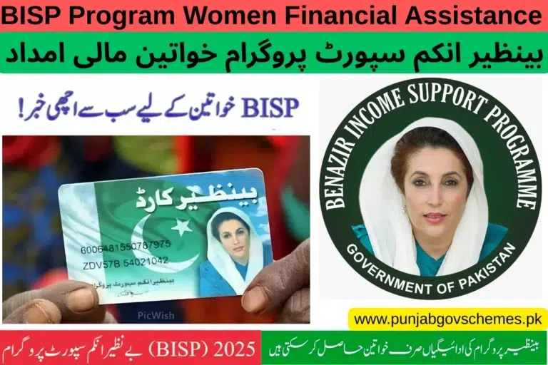 BISP Program Women Financial Assistance 2025