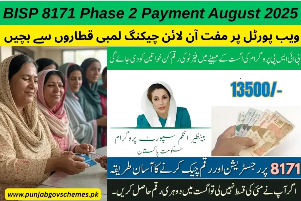 BISP 8171 Phase 2 Payment August 2025 Overview