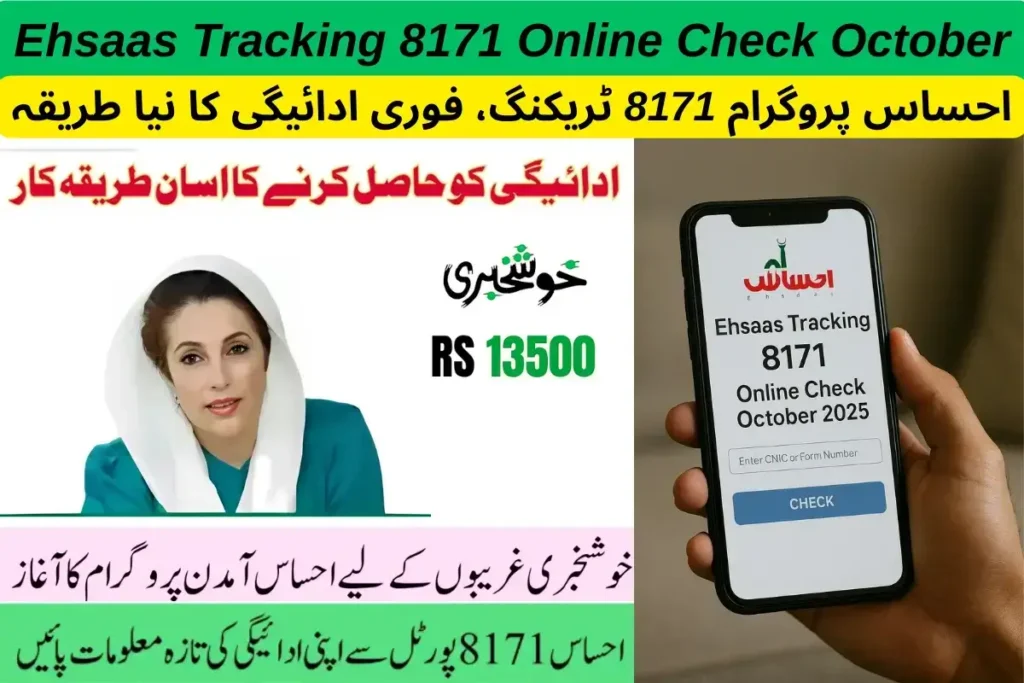 Ehsaas Tracking 8171 Online Check October 2025 Eligibility 