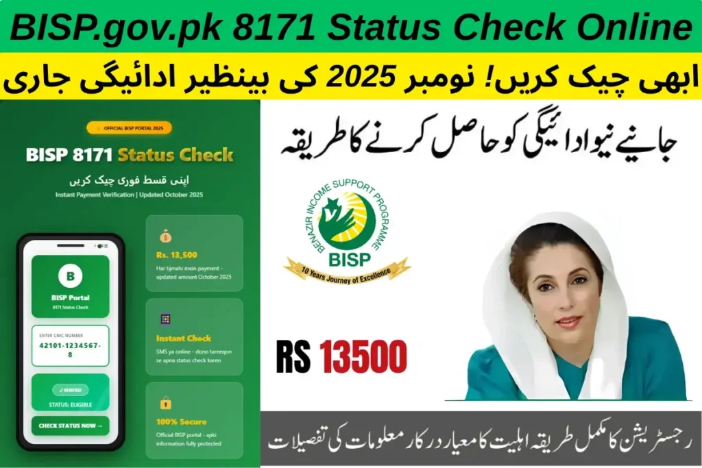 BISP.gov.pk 8171 Status Check Online Complete Guide