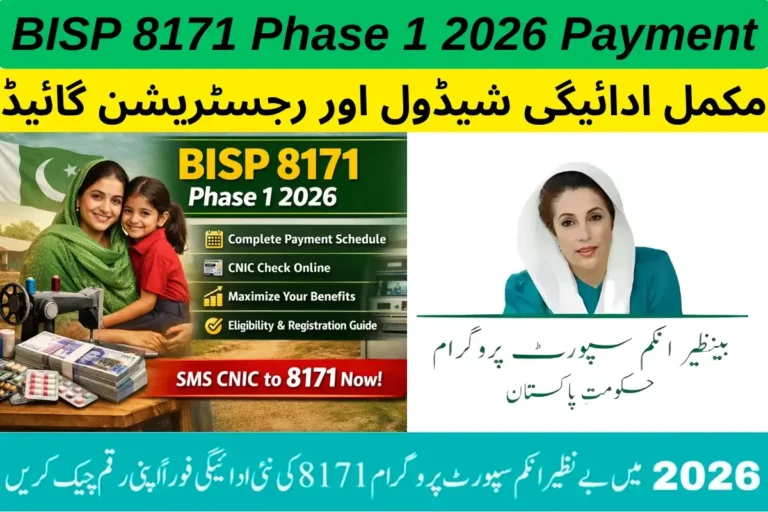 BISP 8171 Phase 1 2026 Payment