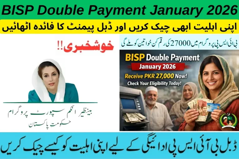 BISP Double Payment January 2026