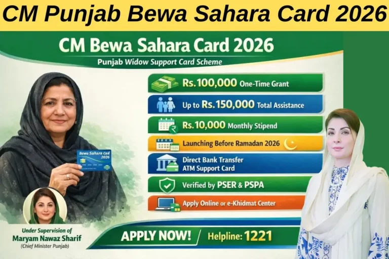 CM Punjab Bewa Sahara Card 2026