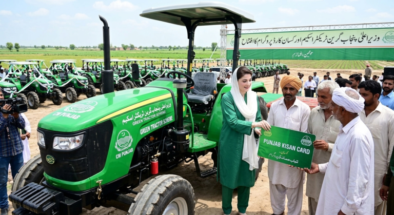 CM Punjab Green Tractor Scheme Aur Kisan Card
